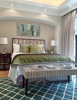 簡約歐式臥室裝修效果圖