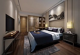 現(xiàn)代簡約臥室裝修效果圖