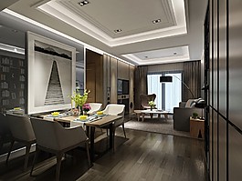 簡約餐廳裝修效果圖