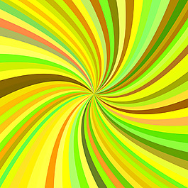 黃色綠色螺旋線條背景