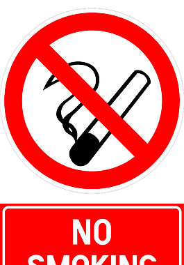 禁烟字母与禁烟标贴图片
