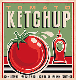 西紅柿標簽設計圖片