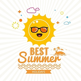 夏季太阳度假海报