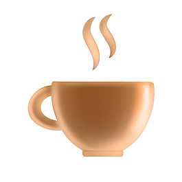 咖啡杯子元素
