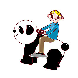 卡通小孩元素