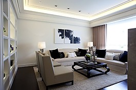 時(shí)尚客廳沙發(fā)背景墻設(shè)計(jì)圖