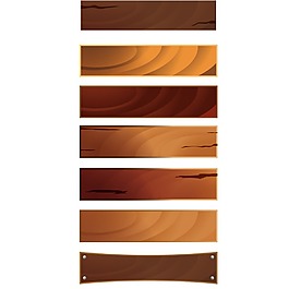 棕色木板元素