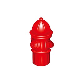 矢量红色消防泵元素