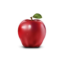 矢量紅色蘋果元素