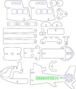 雕刻飞机