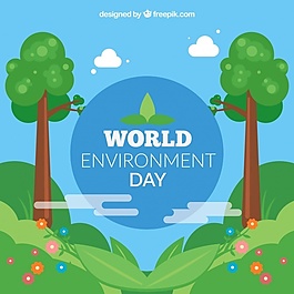 世界環(huán)境日美麗的樹木花草景觀