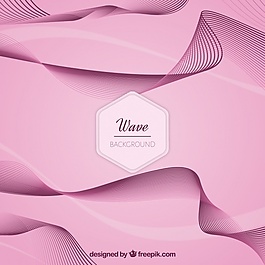 粉紅色背景波浪形