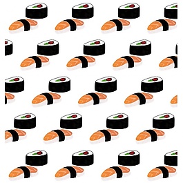 寿司图案设计