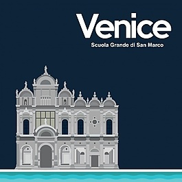 威尼斯背景設計
