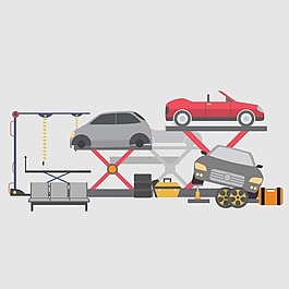 車庫背景設(shè)計