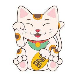 彩色中國貓設計
