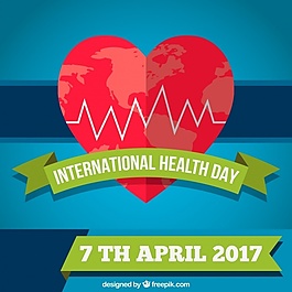 世界衛生日背景與心臟