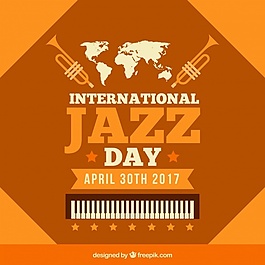國際爵士樂日背景