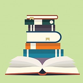 堆書