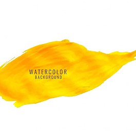 藝術黃色背景，水彩紋理