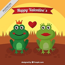 青蛙恋爱的背景