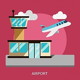 機(jī)場背景設(shè)計