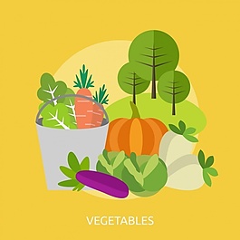 蔬菜背景设计