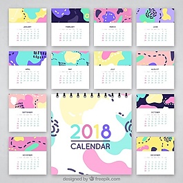 七彩日歷2018