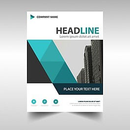 多邊形的企業(yè)宣傳冊(cè)