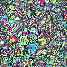 復(fù)古鮮花抽象背景圖