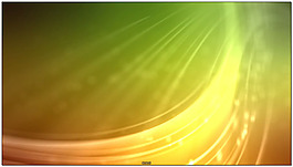 橙色絢麗小清新背景中光效光暈粒子視頻素材