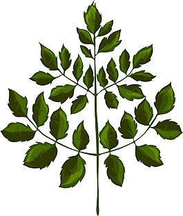 樹枝卡通植物矢量素材