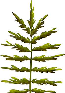 樹枝卡通植物矢量素材