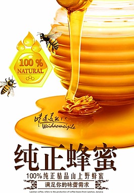 純正蜂蜜海報