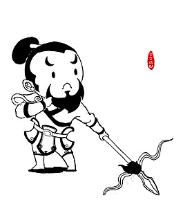 古代人物風格漫畫造型