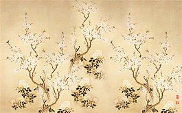 中式花鳥背景墻設(shè)計