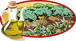 橄欖油背景素材