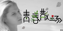 青春有甜有伤灰白banner