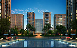 城市建筑效果圖