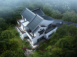 鄉(xiāng)村別墅效果圖