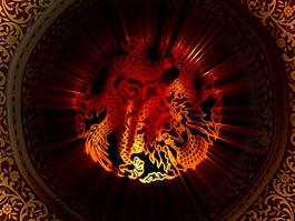 羊年喜庆背景中国风之祥龙祈福