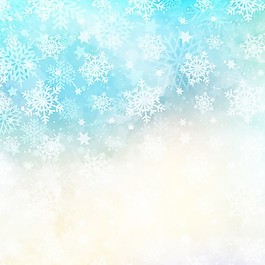 圣诞雪花背景与水彩纹理