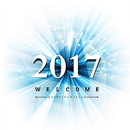 帶有幾何形狀和光線的藍(lán)色日歷