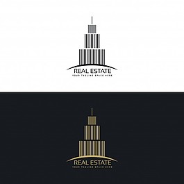 現代優(yōu)雅的房地產標志