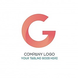 字母G標志模板