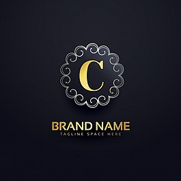 字母C豪華標志