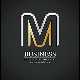 豪華字母M標(biāo)志
