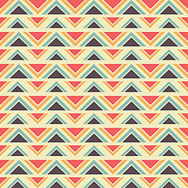 民族風格幾何波紋圖案背景