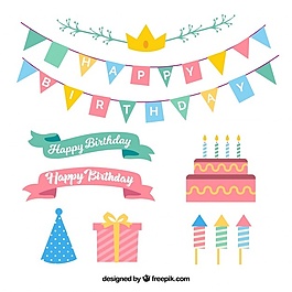 裝飾生日元素包