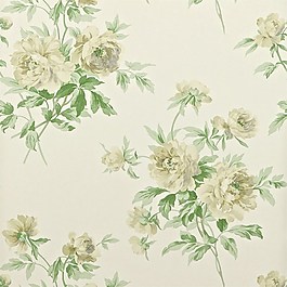 米色花束圖案壁紙